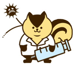 Doctor. Chipmunk sticker #10294136