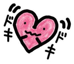 it is told by a heart sticker #10294315