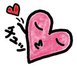 it is told by a heart sticker #10294328