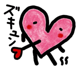 it is told by a heart sticker #10294333