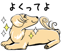 Young lady of the dog vol.2 sticker #10294867