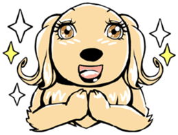 Young lady of the dog vol.2 sticker #10294868