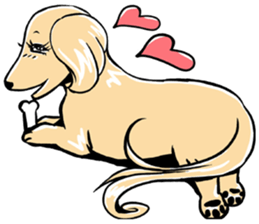 Young lady of the dog vol.2 sticker #10294869