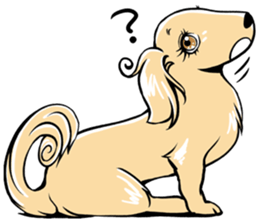 Young lady of the dog vol.2 sticker #10294870