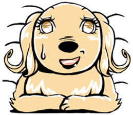 Young lady of the dog vol.2 sticker #10294873