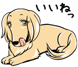 Young lady of the dog vol.2 sticker #10294877