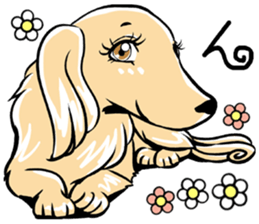 Young lady of the dog vol.2 sticker #10294879