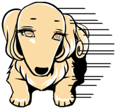 Young lady of the dog vol.2 sticker #10294881