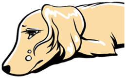 Young lady of the dog vol.2 sticker #10294887