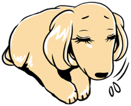 Young lady of the dog vol.2 sticker #10294888