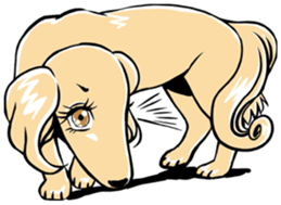 Young lady of the dog vol.2 sticker #10294890