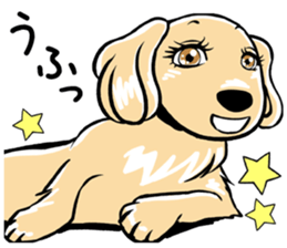 Young lady of the dog vol.2 sticker #10294901