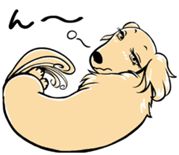 Young lady of the dog vol.2 sticker #10294902