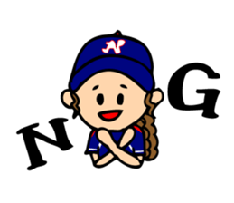 Boy baseball team Powers. sticker #10295113