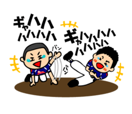 Boy baseball team Powers. sticker #10295120