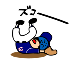 Boy baseball team Powers. sticker #10295122