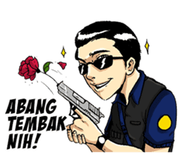 Polisi Ganteng sticker #10295184