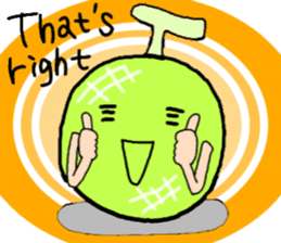 fruit and vegetables(English version) sticker #10295556