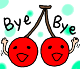 fruit and vegetables(English version) sticker #10295560