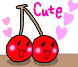 fruit and vegetables(English version) sticker #10295561