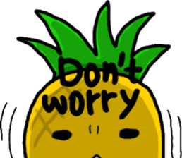 fruit and vegetables(English version) sticker #10295562