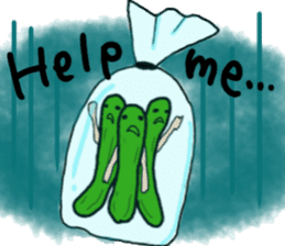 fruit and vegetables(English version) sticker #10295565