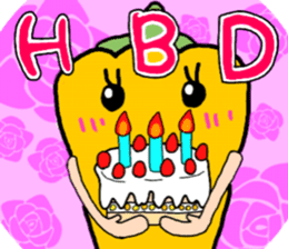 fruit and vegetables(English version) sticker #10295567