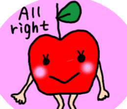 fruit and vegetables(English version) sticker #10295570