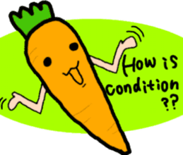 fruit and vegetables(English version) sticker #10295574