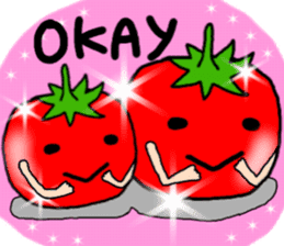 fruit and vegetables(English version) sticker #10295576