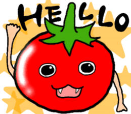 fruit and vegetables(English version) sticker #10295577