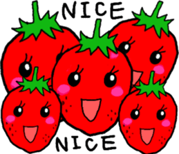 fruit and vegetables(English version) sticker #10295582