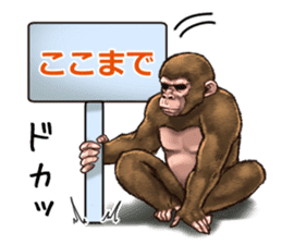 Ape the Ape sticker #10295962