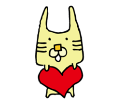 tiger rabbit sticker #10296243