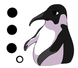 Sarcastic penguin sticker #10296264