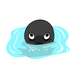 Sarcastic penguin sticker #10296280