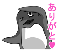 Sarcastic penguin sticker #10296301