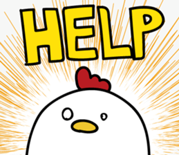 chickin is life sticker #10296531