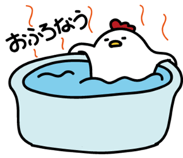 chickin is life sticker #10296541