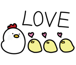 chickin is life sticker #10296542