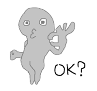 Mr.Grey in Taiwan sticker #10297109