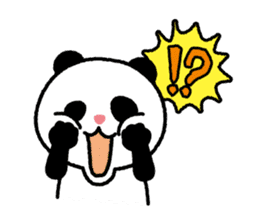 Panda born & grew up sticker #10297753