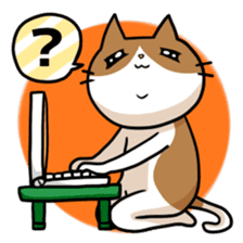Favorite Mahjong of cat and frog sticker #10298060
