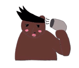 Cute,bear sticker #10298375