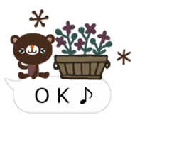 sticker of the balloon cat and bear sticker #10298584