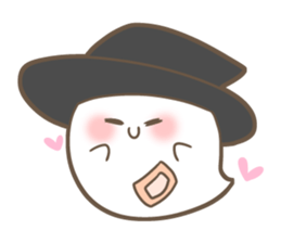 I & Lovely ghost sticker #10299456