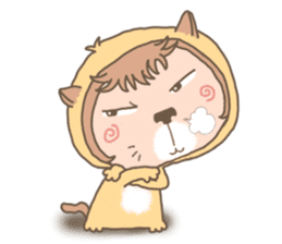 hu lu lu cat sticker #10299548