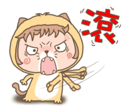 hu lu lu cat sticker #10299553
