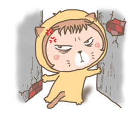 hu  lu  lu cat sticker #10299559