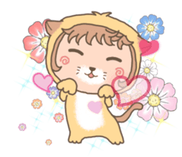 hu  lu  lu cat sticker #10299562